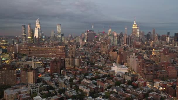 Вид Району Мясопакування Нью Йорк — стокове відео