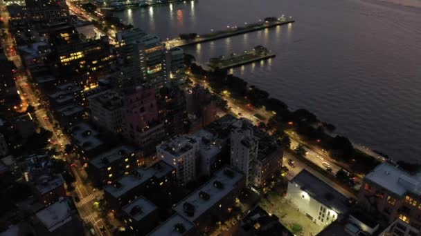 Aerial Meatpacking District Nyc — Stock Video
