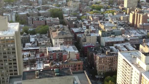 Aerial Bowery Centrum Nowego Jorku — Wideo stockowe