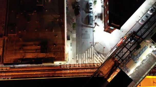 Luchtfoto Van Bushwick Brooklyn — Stockvideo