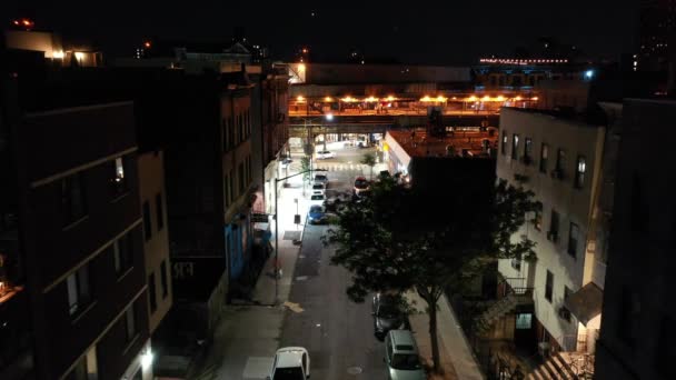 Flygfoto Över Bushwick Brooklyn — Stockvideo