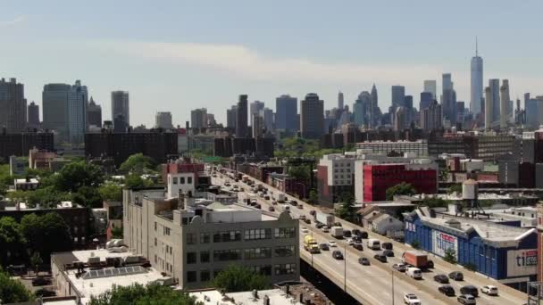 Antenne Von Bushwick Brooklyn — Stockvideo