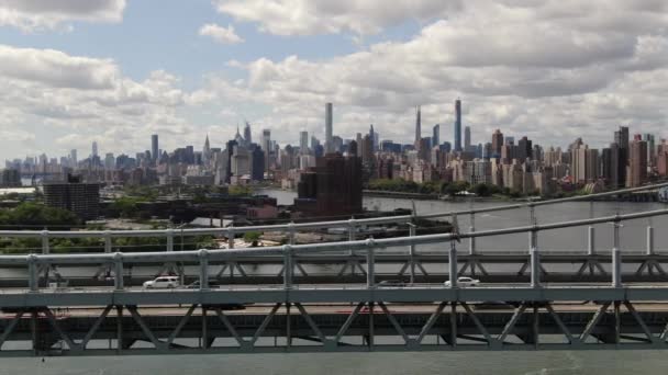 Luchtfoto Van New York City — Stockvideo