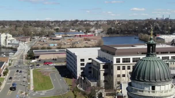 Aerial Hackensack New Jersey — Video Stock