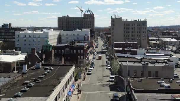 Aerial Hackensack New Jersey — Stock Video