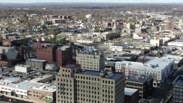 Luchtfoto Van Hackensack New Jersey — Stockvideo