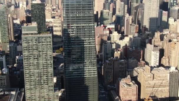 Aerial Hudson Yards — стоковое видео