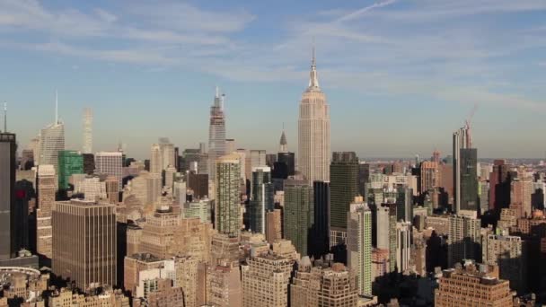 Aerial Dari Empire State Building — Stok Video