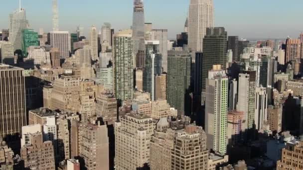 Aerial Empire State Building — Stock Video
