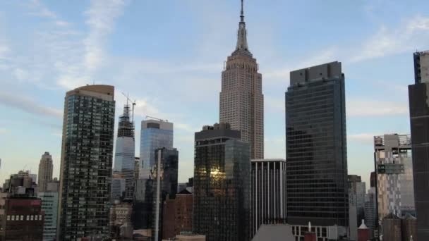 Antenne Des Empire State Building — Stockvideo
