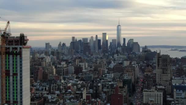 Aerial Chelsea Nyc — Stok Video