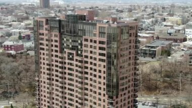 River Road NJ Hudson County, Bergen County 2019 'daki Port Imperial Aerial.