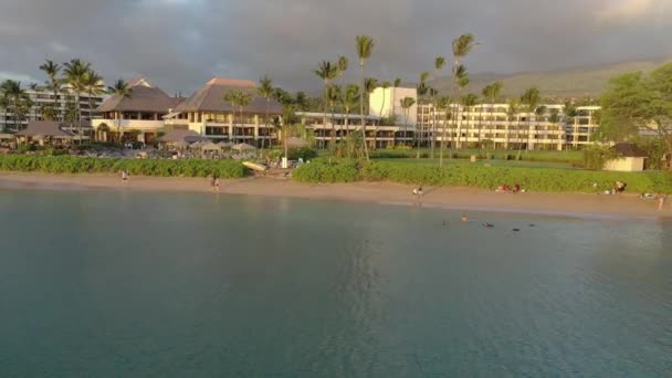 Aerial Plaż Hawajach — Wideo stockowe