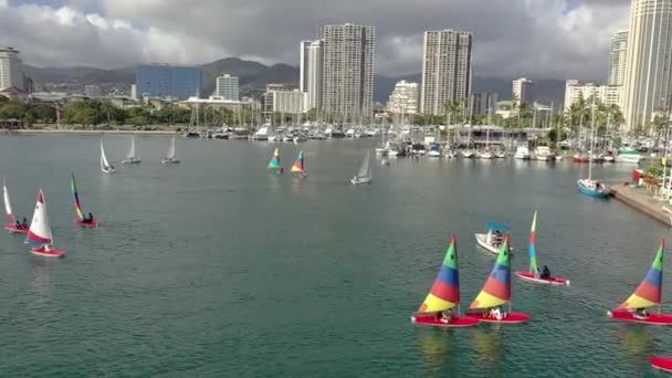 Aérea Playas Hawaii — Vídeos de Stock