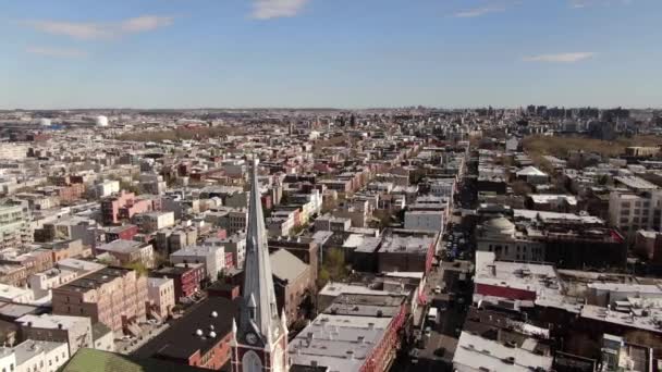 Aerial Williamsburg Brooklyn — Video Stock