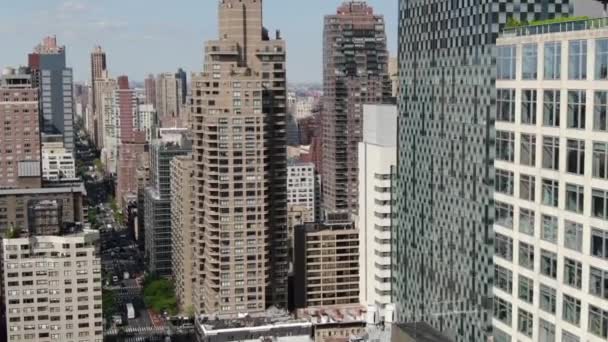 Εναέρια Του Midtown Manhattan Νέα Υόρκη — Αρχείο Βίντεο