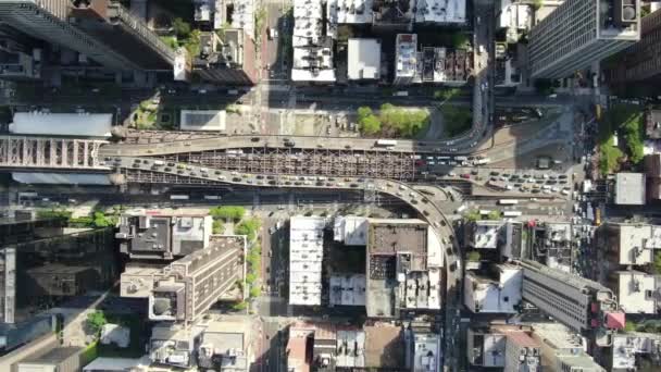 Aerial Queensboro Bridge New York City — Vídeo de Stock