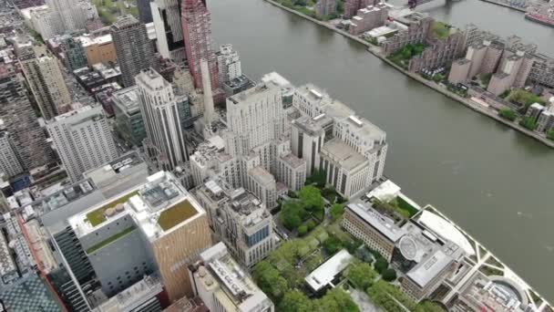 Luftaufnahme Von Midtown Manhattan New York City — Stockvideo