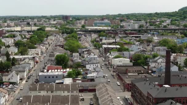 Visão Aérea Bronx Drone Manhattan Tomado Janeiro 2023 Dia Ensolarado — Vídeo de Stock