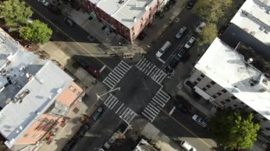 Bedford-Stuyvesant, Brooklyn, New York 'ta Yüksek Açı Havacılık