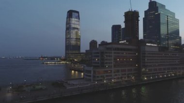 Jersey City, New Jersey 'in Hava Görüntüleri