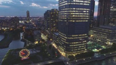 Jersey City, New Jersey 'in Hava Görüntüleri