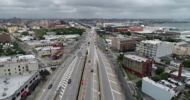 Południowy Bronx Aerial Drone — Wideo stockowe