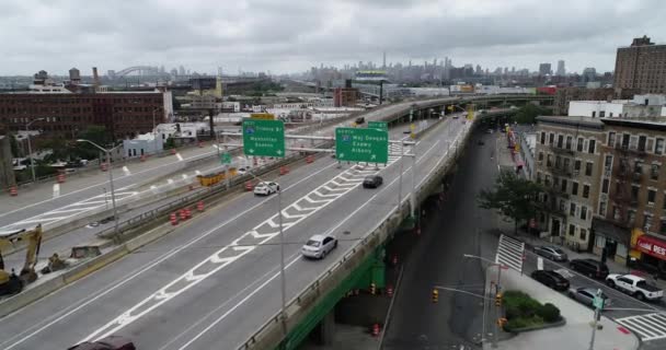 Letecký Letoun South Bronx — Stock video