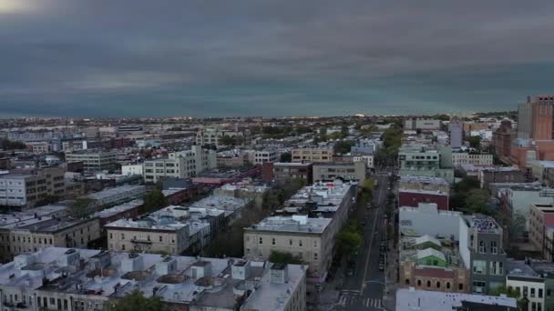 Queens Quartiere Variegato New York Vanta Numerosi Punti Riferimento Dall — Video Stock