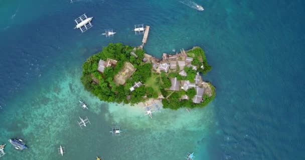 Aerial Boracay Island Φιλιππίνες — Αρχείο Βίντεο