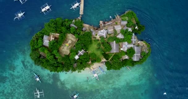 Aerial Boracay Island Φιλιππίνες — Αρχείο Βίντεο