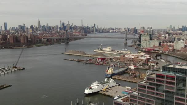 Downtown Brooklyn Dat Buurten Als Brooklyn Heights Dumbo Boerum Hill — Stockvideo