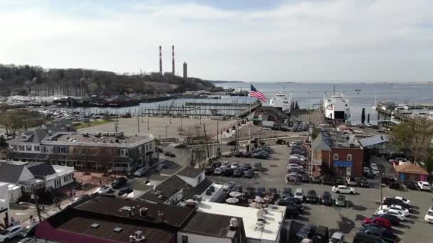 Drone Aérien Port Jefferson — Video