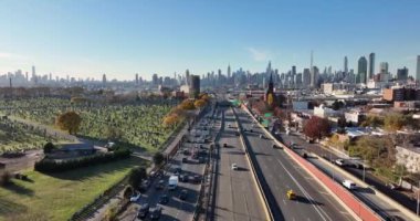 Aerial of Queens, New York City (2021)