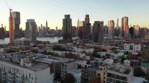 Greenpoint Brooklyn Aerial 2021 — Αρχείο Βίντεο