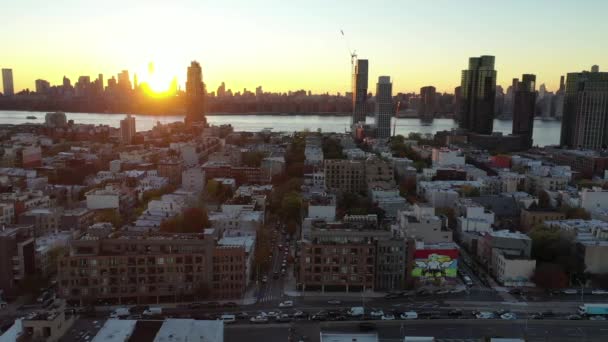 Greenpoint Brooklyn Aerial 2021 — Video Stock