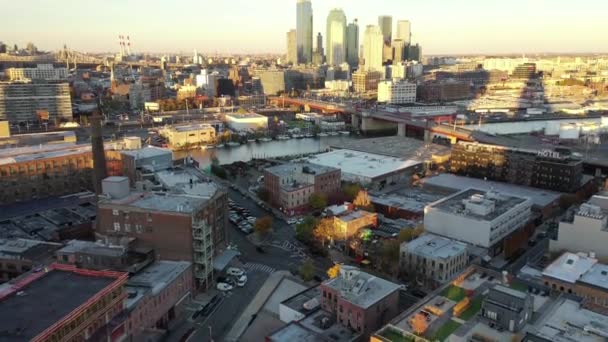 Greenpoint Brooklyn Aerial 2021 — Video Stock