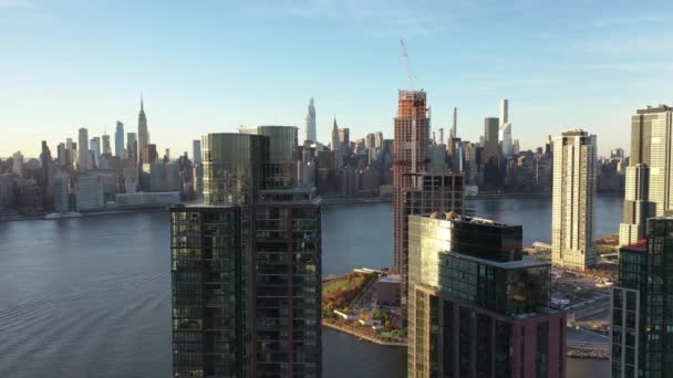 Greenpoint Brooklyn Aerial 2021 — Video Stock