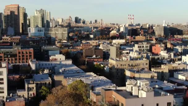 Greenpoint Brooklyn Aerial 2021 — Stock video