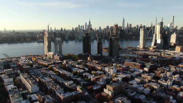 Greenpoint Brooklyn Aerial 2021 — Video Stock