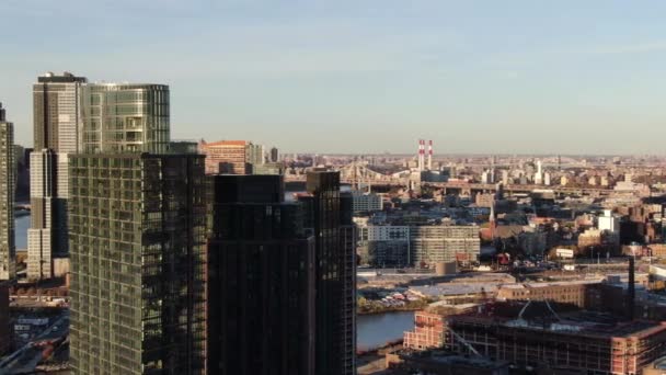 Greenpoint Brooklyn Aerial 2021 — 图库视频影像