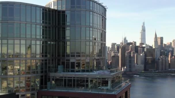 Nyc Upper East Side Aerial — Stok Video