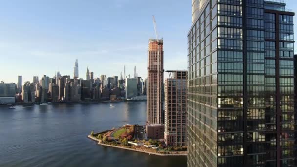 Nowojorski Upper East Side Aerial — Wideo stockowe