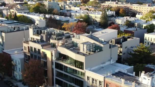 New Yorker Upper East Side Antenne — Stockvideo