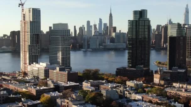 Nyc Upper East Side Aerial — Vídeo de stock