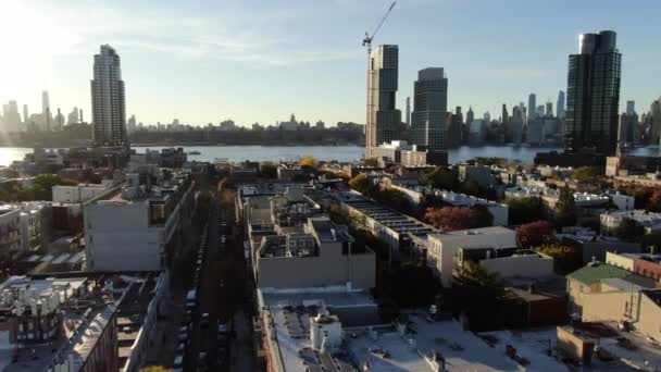 Nyc Upper East Side Aerial — Stok Video