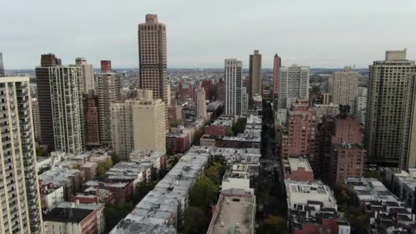 Nyc Upper East Side Antenn — Stockvideo