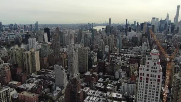 Nyc Upper East Side Aerial — Vídeos de Stock