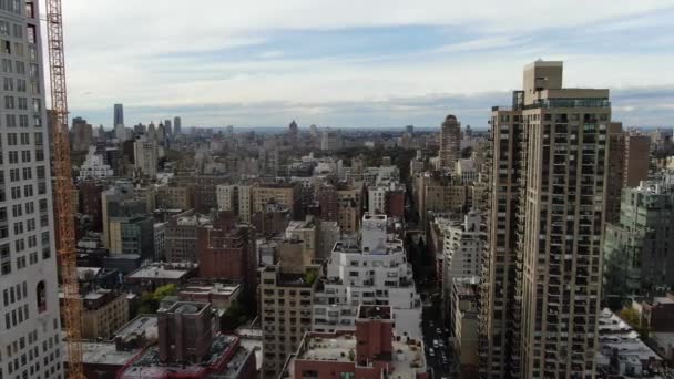 Nowojorski Upper East Side Aerial — Wideo stockowe