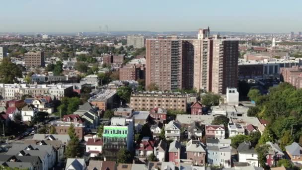 Antenne Von Flatbush Brooklyn — Stockvideo